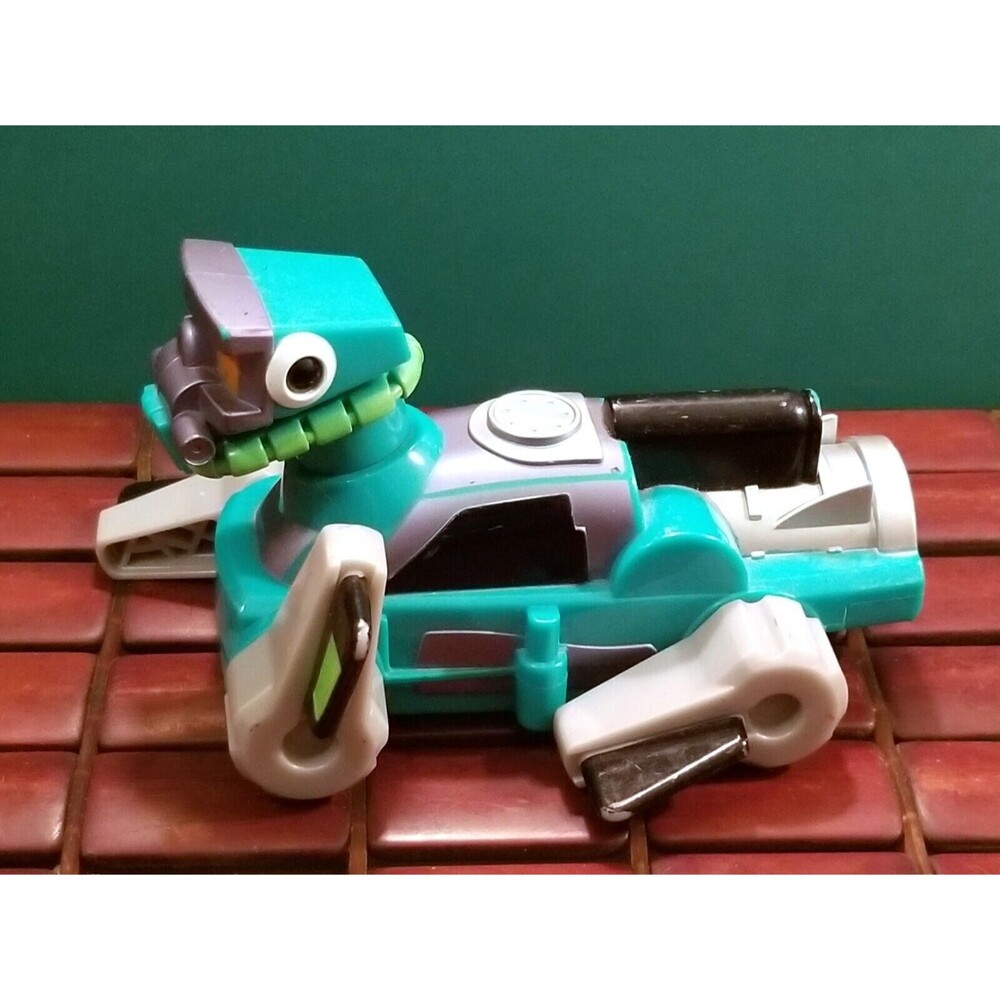 Rescue Heroes Diver Robot Goggles Green Walking Figure Fisher Price 2004 Toy